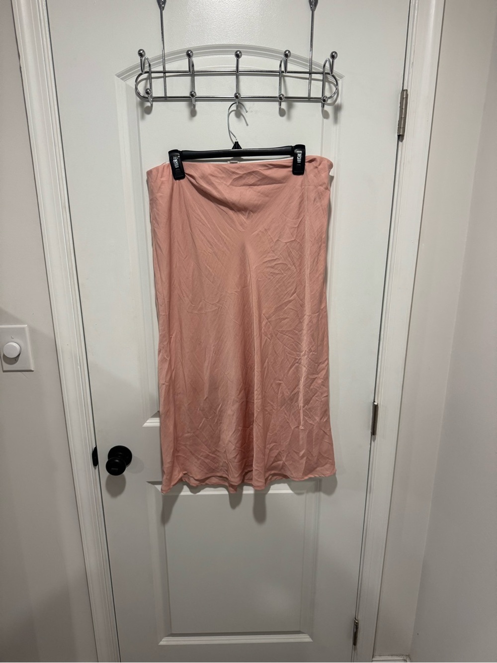 a new day Blush Pink Maxi Slip Skirt